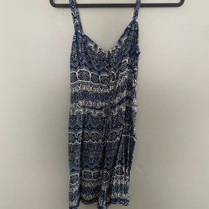 Blue Hollister Pattern Dress